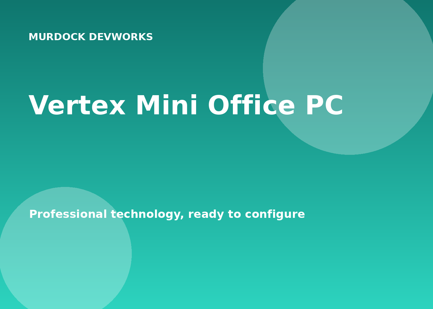 Vertex Mini Office PC